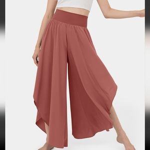 Halara Breezeful High Waisted Palazzo Flowy Split Wide Leg Pants sz 2XL